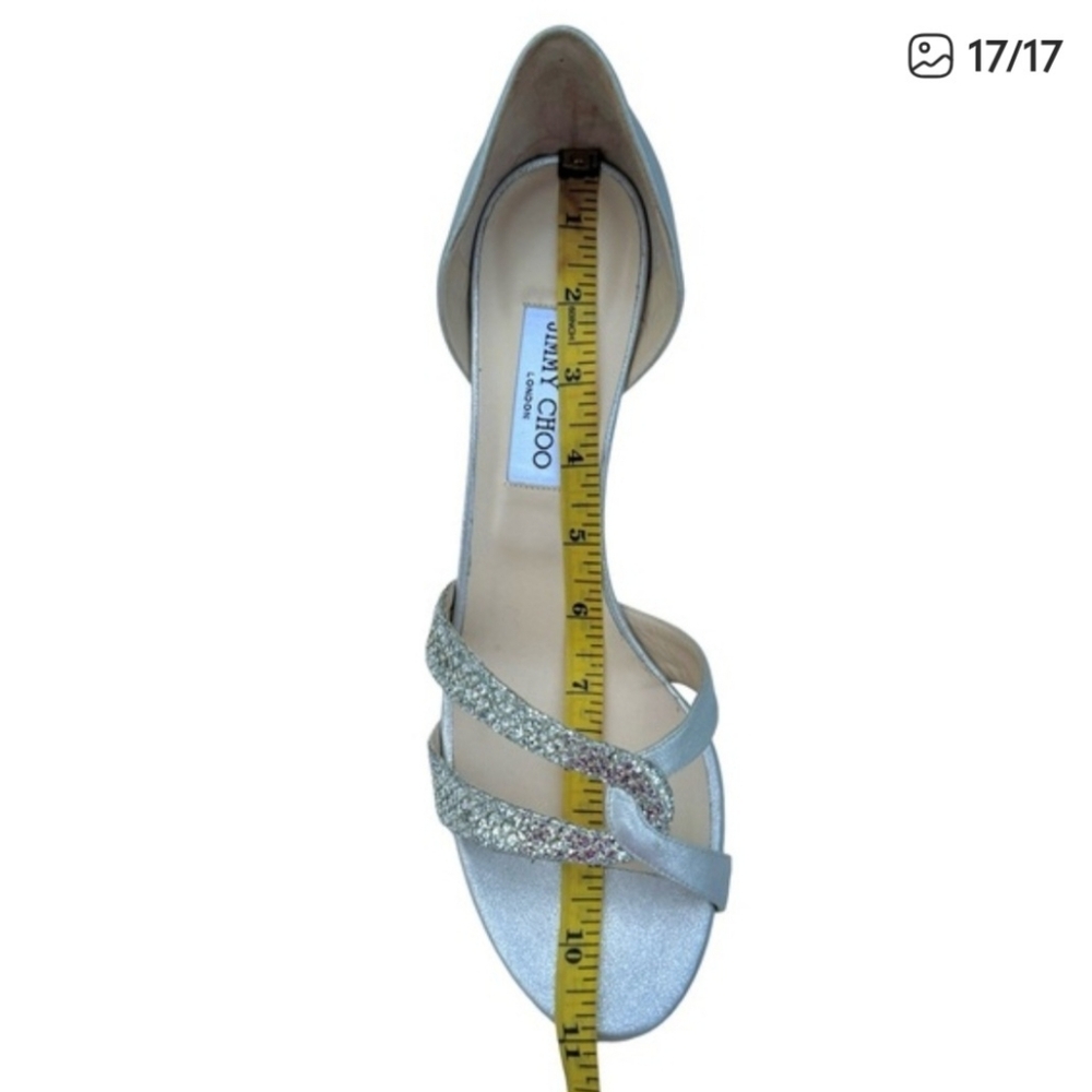 🆕 Jimmy Choo Silver Pumps Glitter